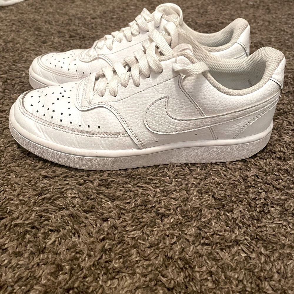 White Air Force ones Womens size 6